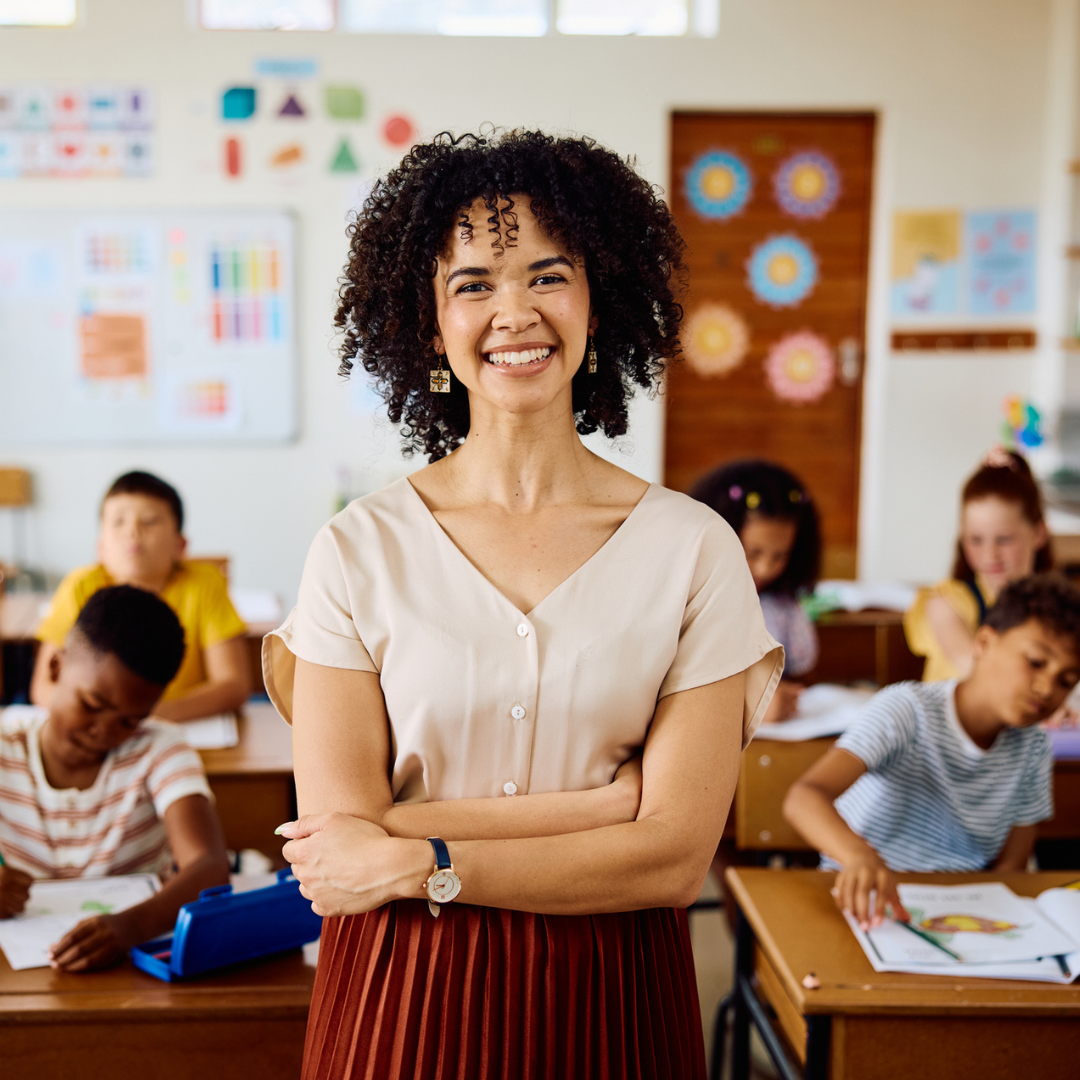 Teacher in classroom